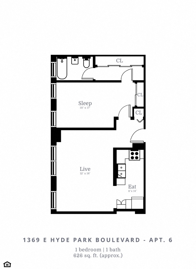 1369 E Hyde Park Blvd Studio-3 Beds Apartment for Rent - Photo Gallery 14